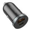 Авто зарядка Borofone BZ22 Scenery dual port PD30W+QC3.0 [Black]